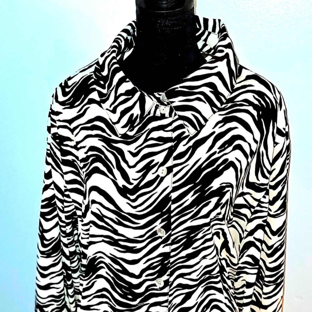 Women Zebra Print Blouse